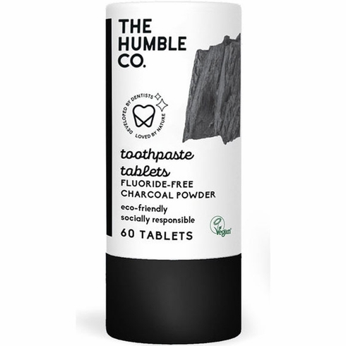 The Humble Co Toothpaste Tablets Charcoal Fluoride Free 60 Tablets