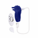 Adjustable Fun Ring Rechargeable Silicone Cock Ring  Blue Adjustable Silicone Remote