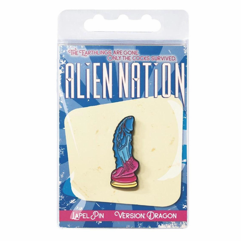 Alien Nation Enamel Pin - Dragon Multicolor 1.5"