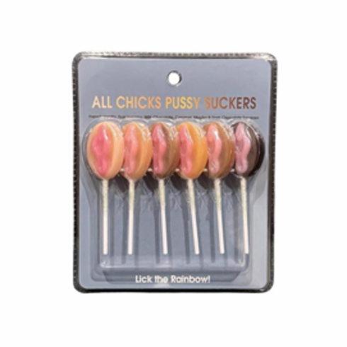 All Chicks Pussy Suckers - 6/pk Assorted