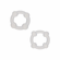 Alpha Liquid Silicone Double Stacker Rings - 2/pk Clear One Size Silicone