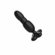 Anal Plug Rechargeable Silicone Vibrator with Remote Black 5.2" Silicone Remote
