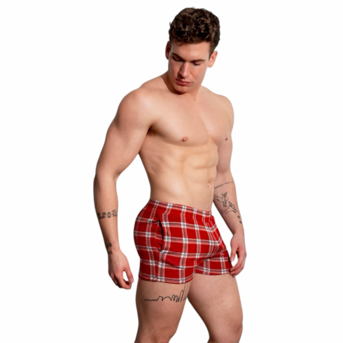 Aspen Lounge Short Red