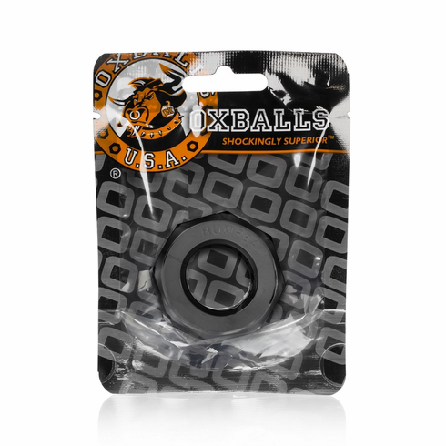 Atomic Jock Humpballs Cock Ring Black One Size TPE/TPR/ABS