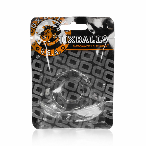 Atomic Jock Humpballs Cock Ring Clear One Size TPE/TPR/ABS