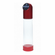 Automatic Waterproof Rechargeable Silicone Penis Pump  Metal Red 7.8"