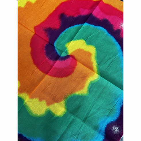Bandana/Handkerchief Tie-Dye 21" x 21" Tie-Dye 21" x 21"