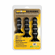 Bangers Silicone Weighted Butt Plugs - 3/pk Black Silicone