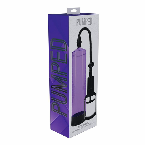 Basic Pump 2 Water Resistant Penis Pump Purple 7.8"