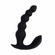 Bead Me Up Rechargeable Silicone Vibrating Anal Beads with Remote Black 5.7" Silicone Remote