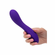 Bend & Hold Rumbler Rechargeable Silicone Vibrator Purple 7.2" Silicone