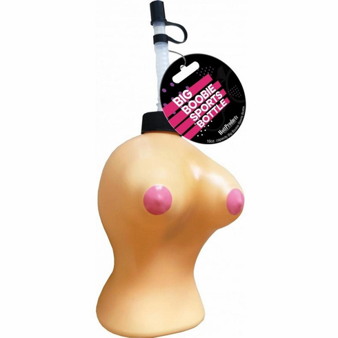 Big Boobie Sports Bottle Beige 16 oz