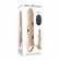Big Boy Extender Rechargeable Silicone Penis Extension with Remote  Beige 10.5" Silicone Remote