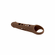 Big Boy Extender Rechargeable Silicone Penis Extension with Remote  Brown 10.5" Silicone Remote