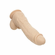 Big Dick Energy Rechargeable Silicone Vibrating Dildo Beige 9.25"