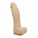 Big Dick Energy Rechargeable Silicone Vibrating Dildo Beige 9.25"