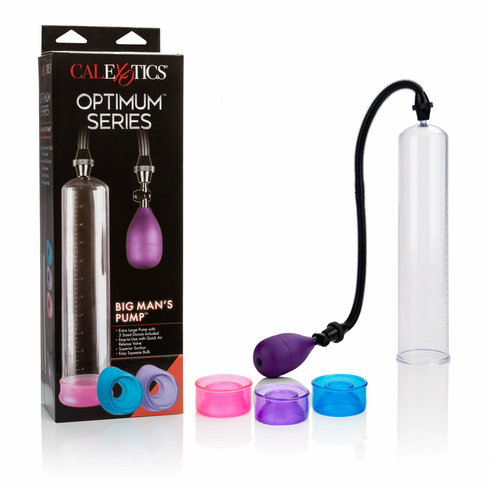 Big Mans Pump Clear 12"