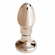 Black Opal Anal Glass Toy with Rechargeable Vibrator Gold 4"
