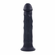 Black Thunder Vibrating Dildo Black 7.5" Silicone Remote