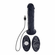 Black Thunder Vibrating Dildo Black 7.5" Silicone Remote