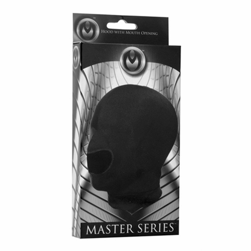 Blow Hole Open Mouth Spandex Hood Black One Size