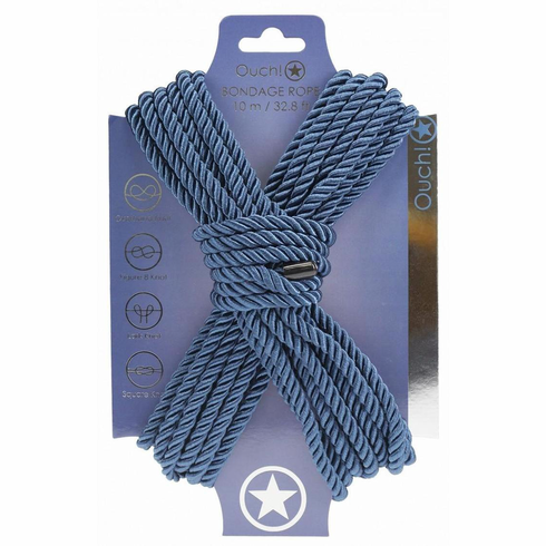 Bondage Rope - Cotton/Poly Navy 32'