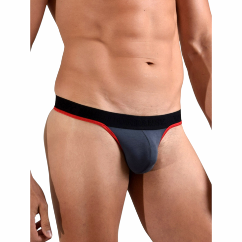 Borderline Thong Charcoal