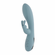 Boss Bunny Rechargeable Silicone Rabbit Vibrator Blue 7.9" Silicone