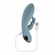 Boss Bunny Rechargeable Silicone Rabbit Vibrator Blue 7.9" Silicone