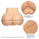 Bottom Banger Masturbator - 7.5 lb Beige TPE/TPR/ABS