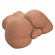 Bottom Banger Masturbator - 7.5 lb Brown TPE/TPR/ABS