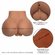 Bottom Banger Masturbator - 7.5 lb Brown TPE/TPR/ABS