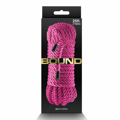 Bound Rope - Polyester Pink 25'