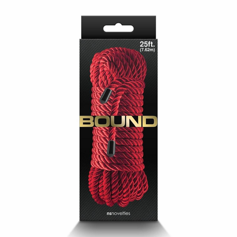 Bound Rope - Polyester Red 25'