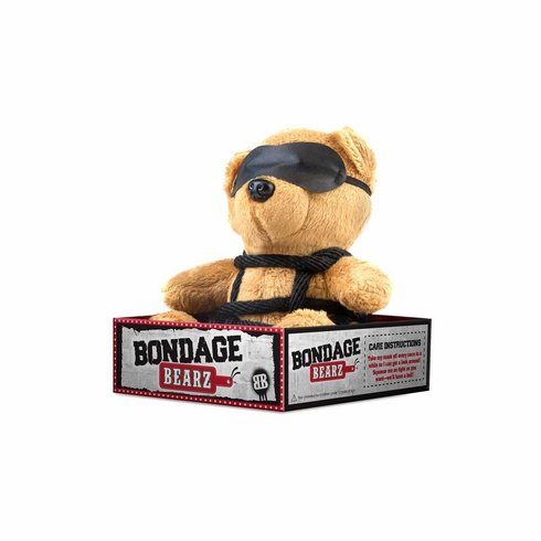 Bound Up Billy Stuffed Animal Brown/Black 6.3"