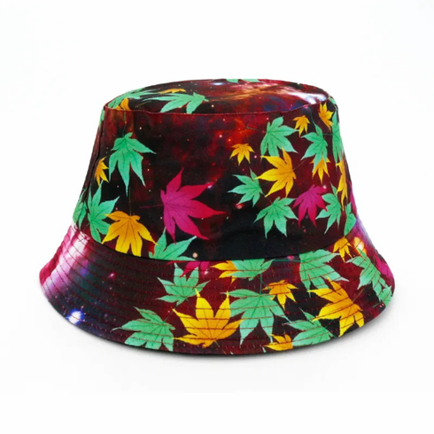 Bucket Hat - Pot Leaf Multicolor One Size