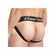 Buckle Up Zipper Jockstrap Black