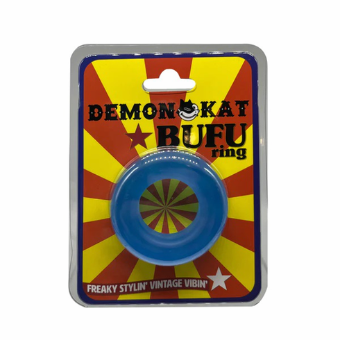 BuFu Cock Ring Blue One Size TPE/TPR/ABS