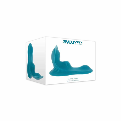 Bump N Grind Rechargeable Silicone Triple Bump Grinding Pad 4" Blue