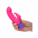 Bunny Rechargeable Silicone Rabbit Vibrator Pink/Purple 3" Silicone