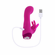 Butterfly Love Rechargeable Silicone Rabbit Vibrator Pink 3.7" Silicone