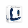 By All Means Rechargeable Silicone Anal Vibrator with Remote Blue 4" Silicone Remote