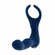 By All Means Rechargeable Silicone Anal Vibrator with Remote Blue 4" Silicone Remote