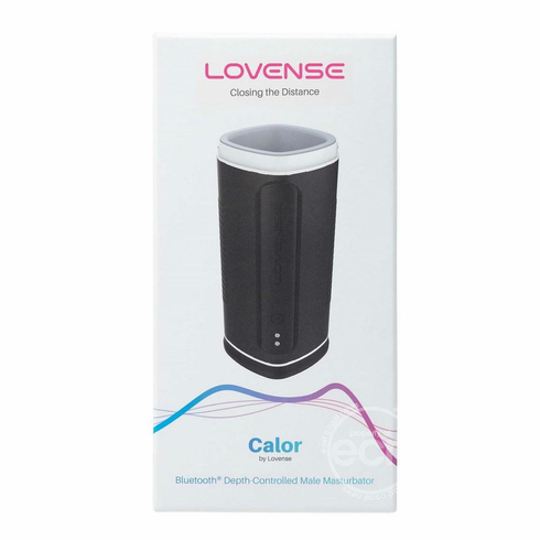 Calor Rechargeable Bluetooth Stroker with Remote Black 6.2" TPE/TPR/ABS App