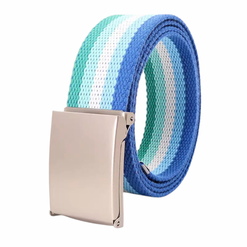 Canvas Belt with Metal Buckle Gay Male Adjustable