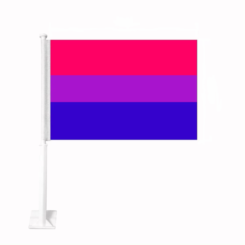 Car Flag Bi 12" x 18"