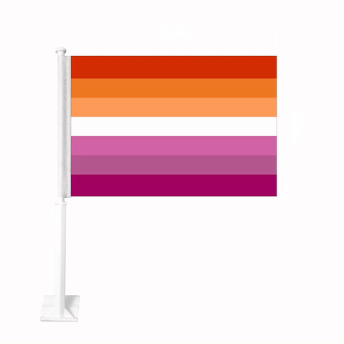 Car Flag Lesbian 12" x 18"