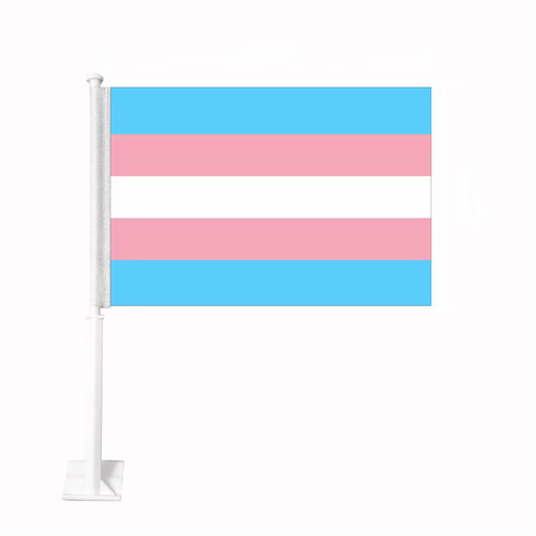 Car Flag Trans 12" x 18"