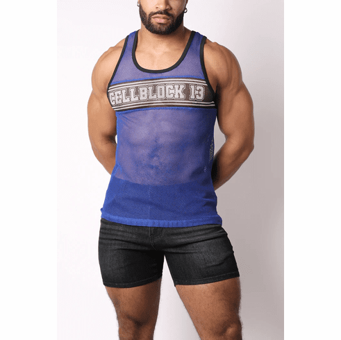 Challenger Mesh Tank Top - Blue