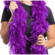 Chandelle Feather Boa - Medium Weight - Purple 6'